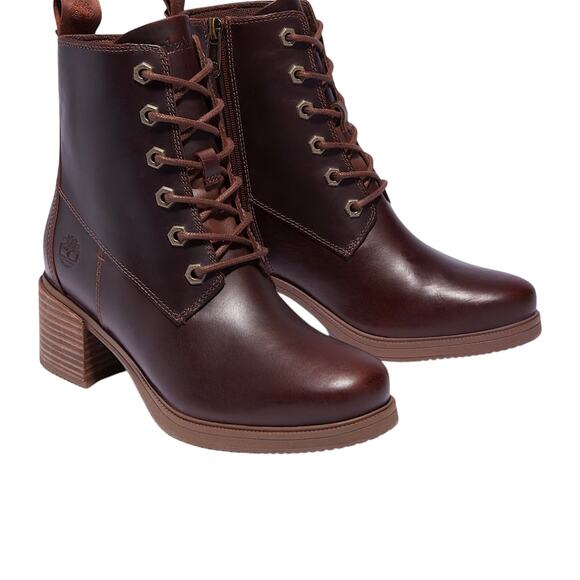 Timberland Dalston Vibe Women Mid Chelsea Boot - Chestnut - Size: 8.5 - Picture 9 of 10